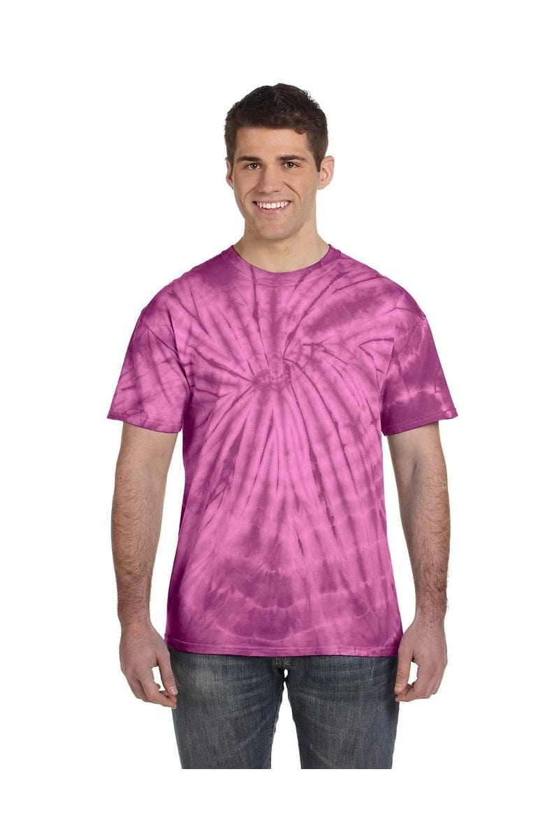 Tie-Dye CD101: Adult 5.4 oz. 100% Cotton Spider T-Shirt