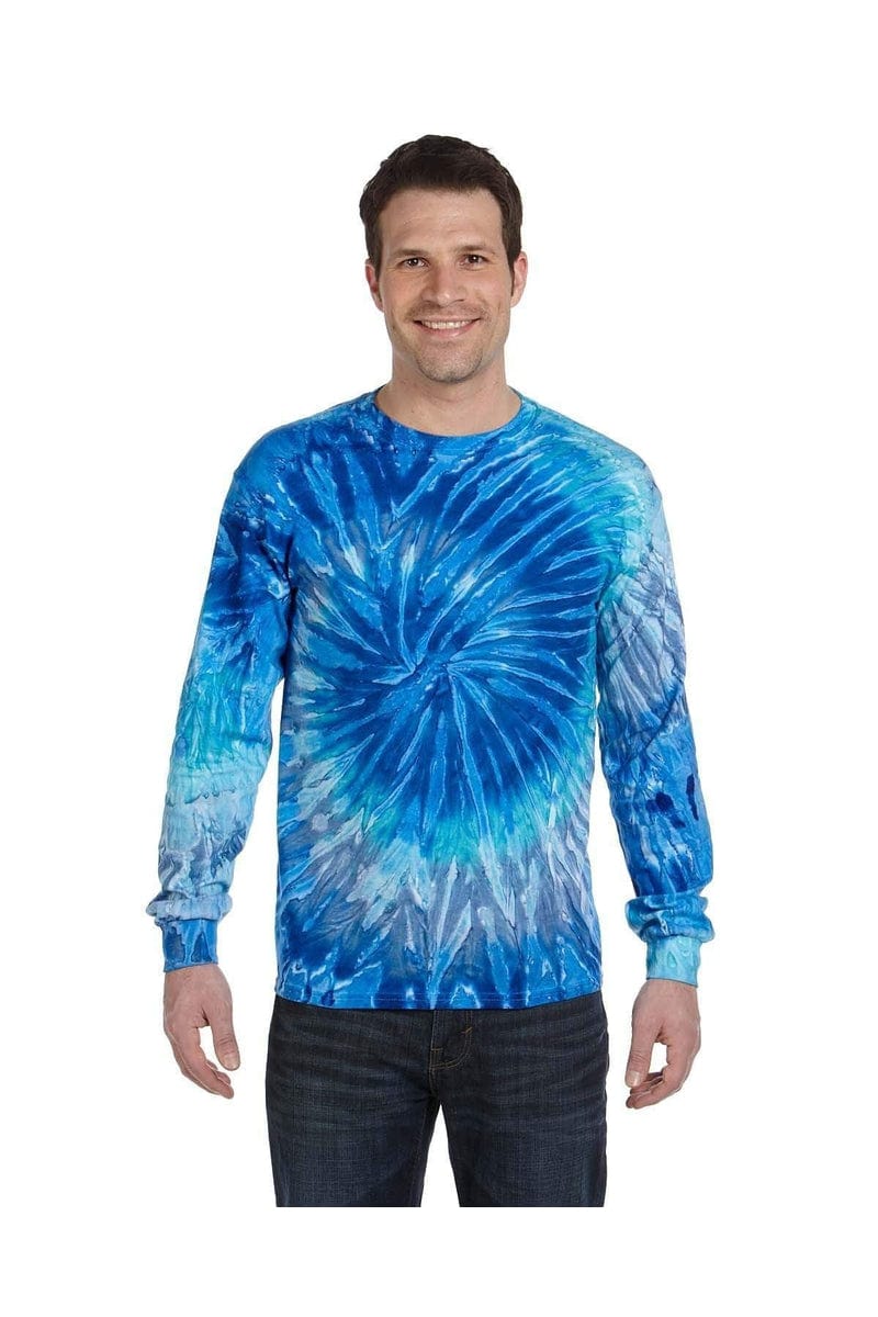 Tie-Dye CD2000: Adult 5.4 oz. 100% Cotton Long-Sleeve T-Shirt
