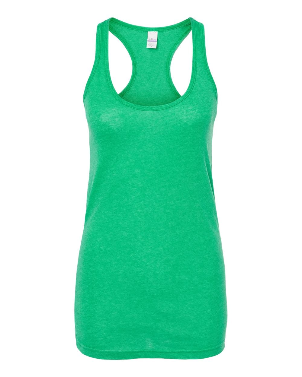 Tultex 10712 XS / Heather Kelly Tultex 190 Women's Poly-Rich Racerback Tank Top