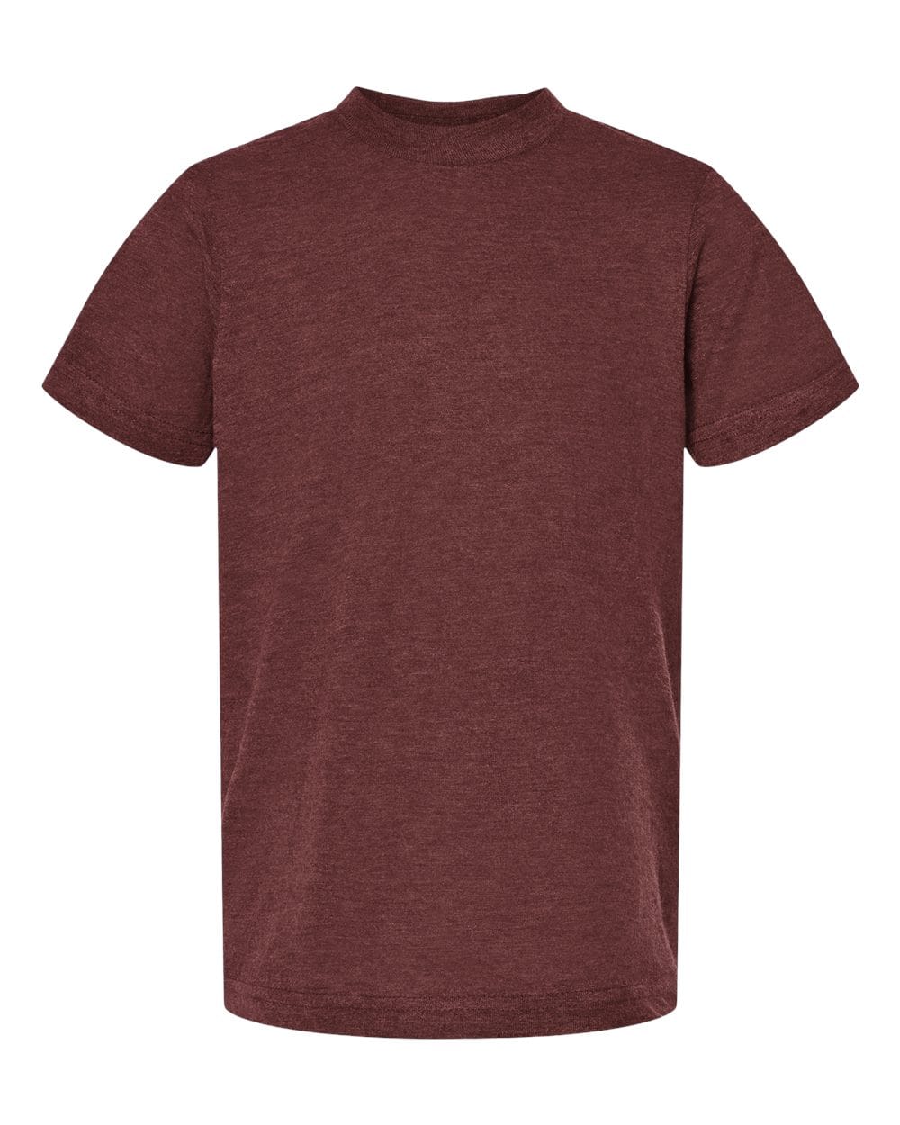 Tultex 10696 XS / Heather Burgundy Tultex 235 Youth Fine Jersey T-Shirt
