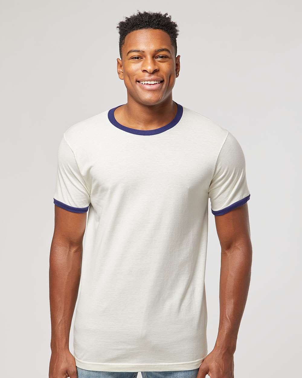 Tultex 10711 Tultex 246 Unisex Fine Jersey Ringer T-Shirt