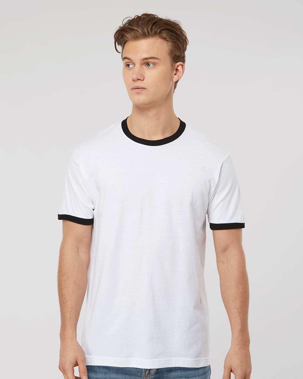 Tultex 10711 Tultex 246 Unisex Fine Jersey Ringer T-Shirt