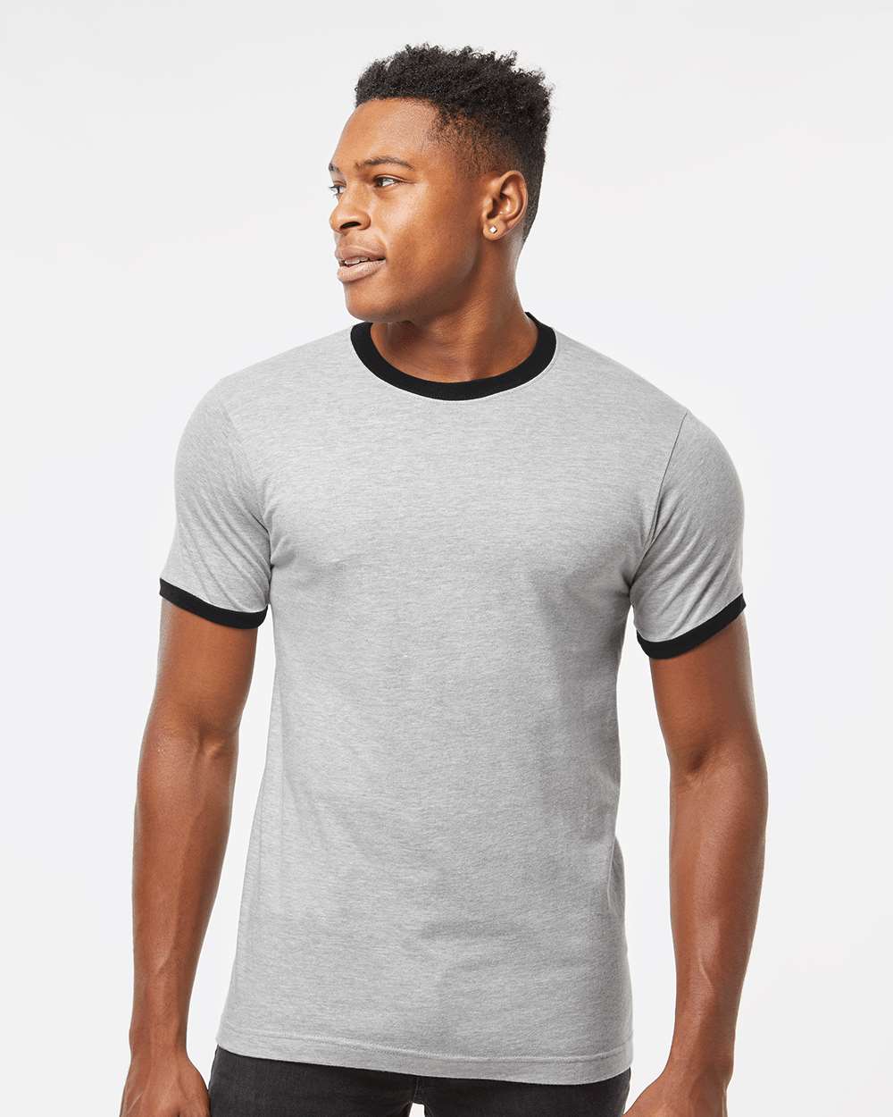 Tultex 10711 Tultex 246 Unisex Fine Jersey Ringer T-Shirt