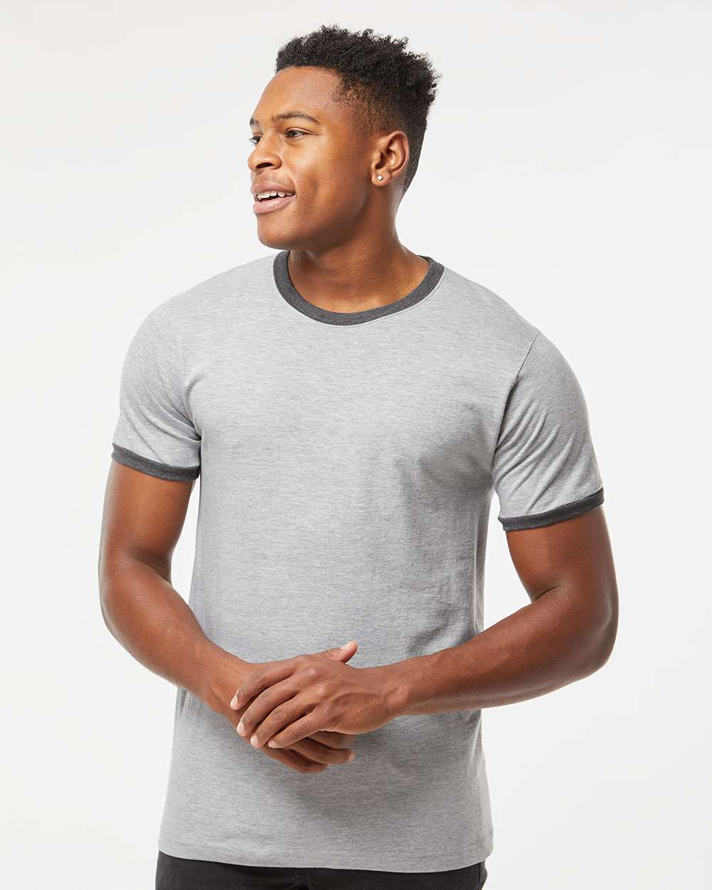 Tultex 10711 Tultex 246 Unisex Fine Jersey Ringer T-Shirt