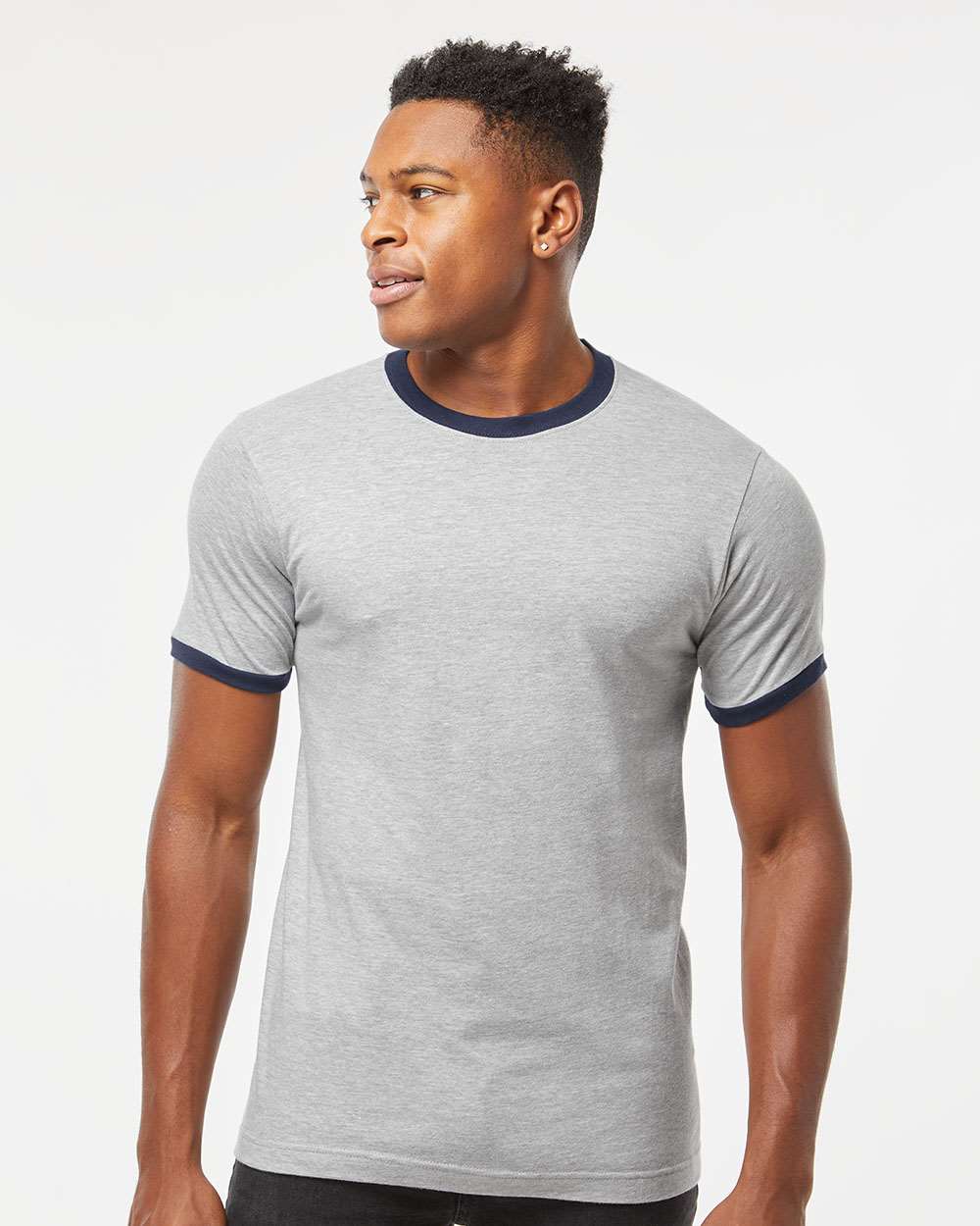 Tultex 10711 Tultex 246 Unisex Fine Jersey Ringer T-Shirt