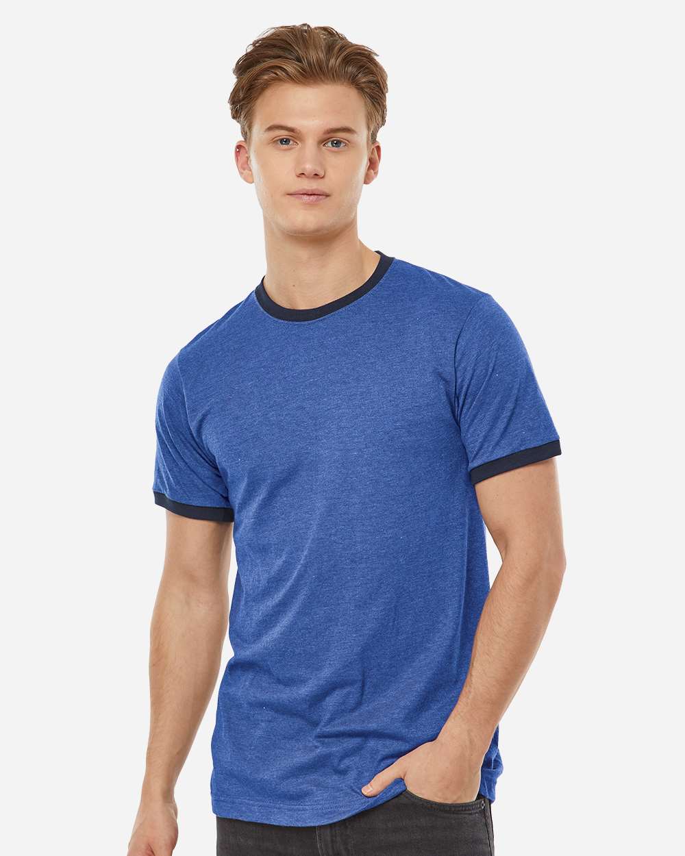 Tultex 10711 Tultex 246 Unisex Fine Jersey Ringer T-Shirt