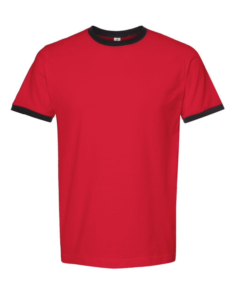 Tultex 10711 XS / Red/ Black Tultex 246 Unisex Fine Jersey Ringer T-Shirt