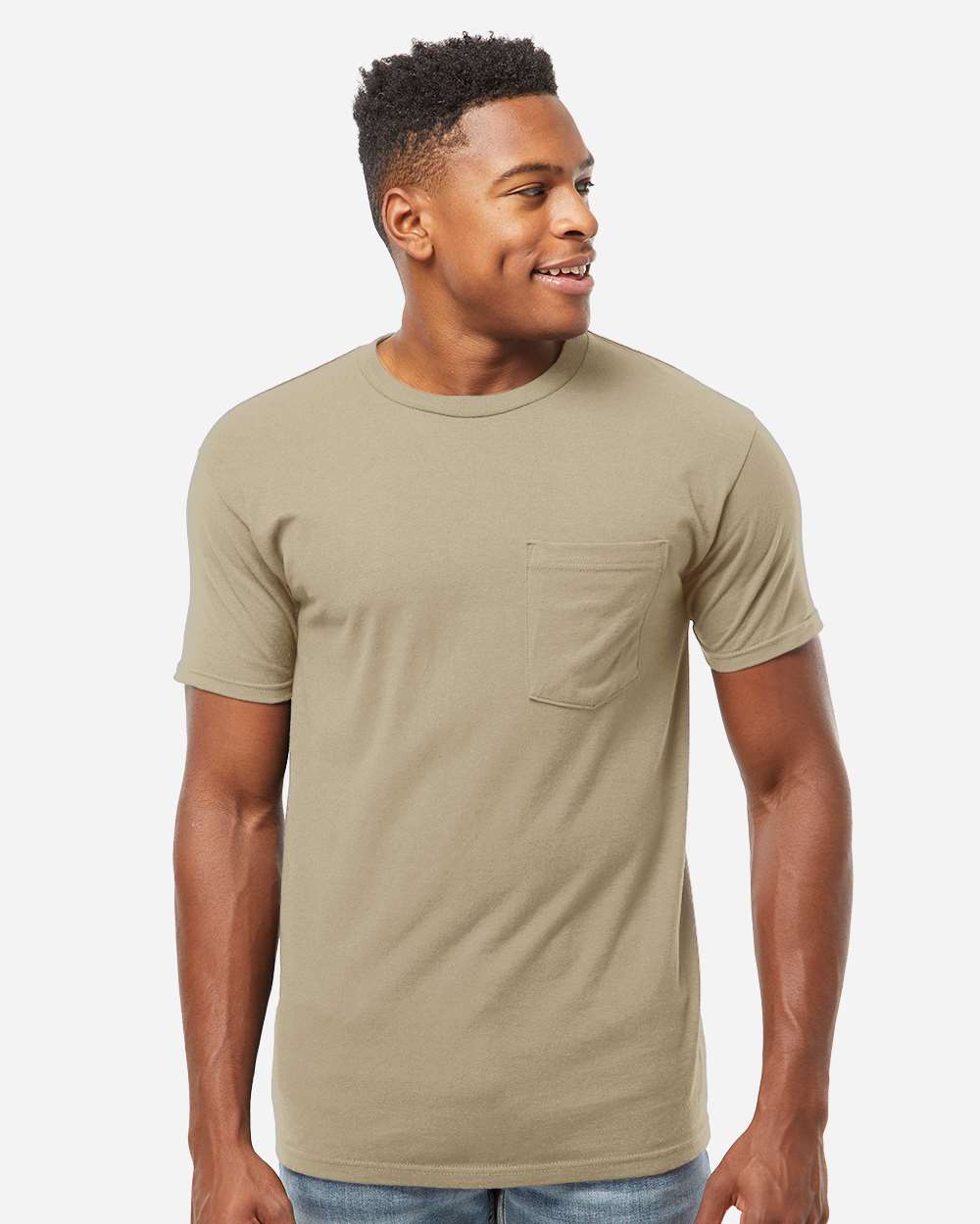 Tultex 10724 Tultex 293 Unisex Heavyweight Jersey Pocket T-Shirt