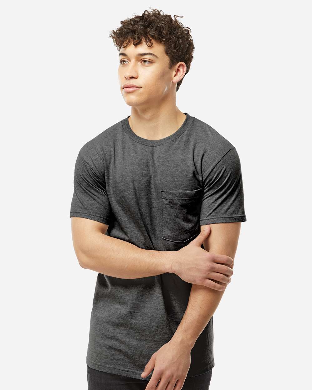 Tultex 10724 Tultex 293 Unisex Heavyweight Jersey Pocket T-Shirt