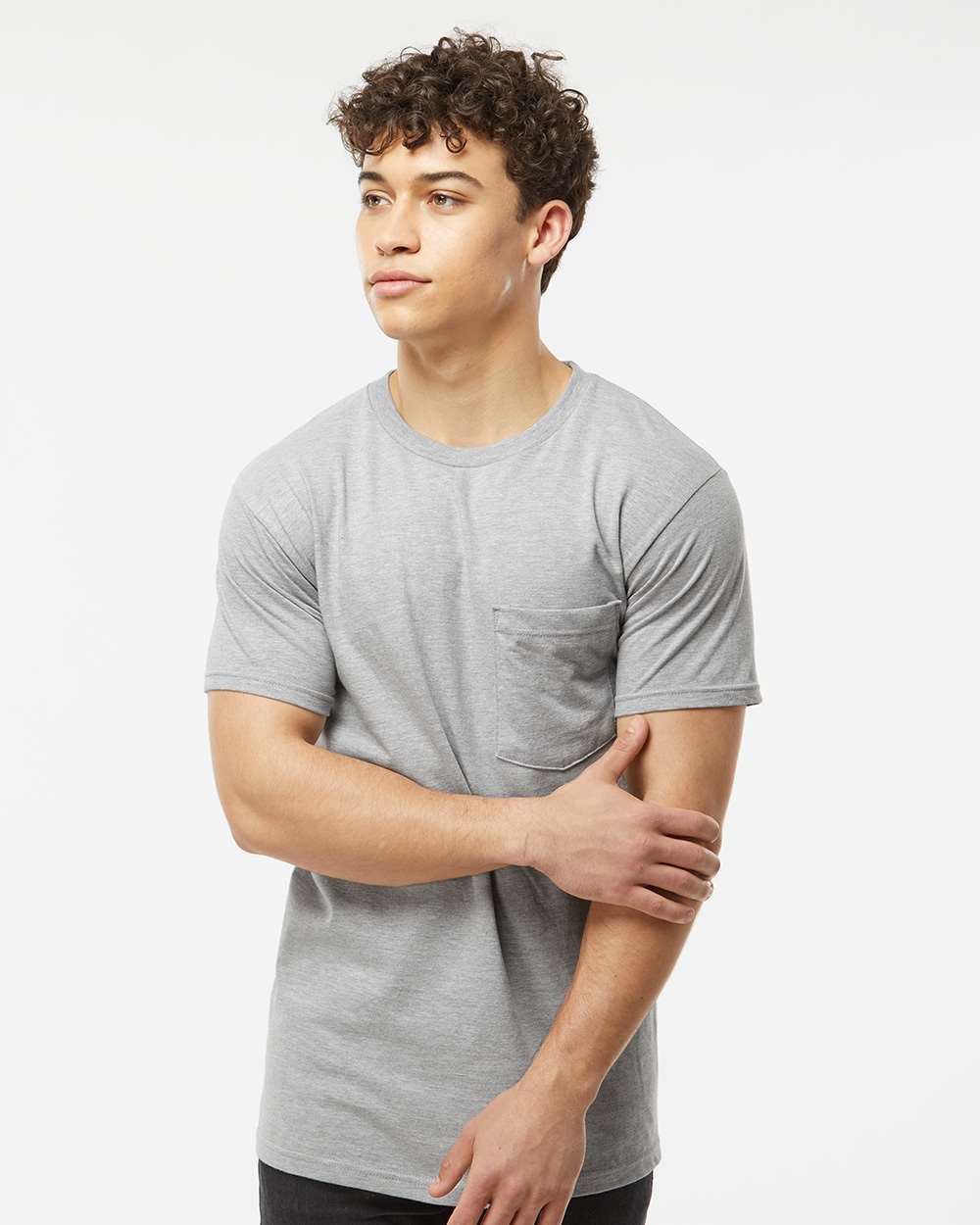 Tultex 10724 Tultex 293 Unisex Heavyweight Jersey Pocket T-Shirt