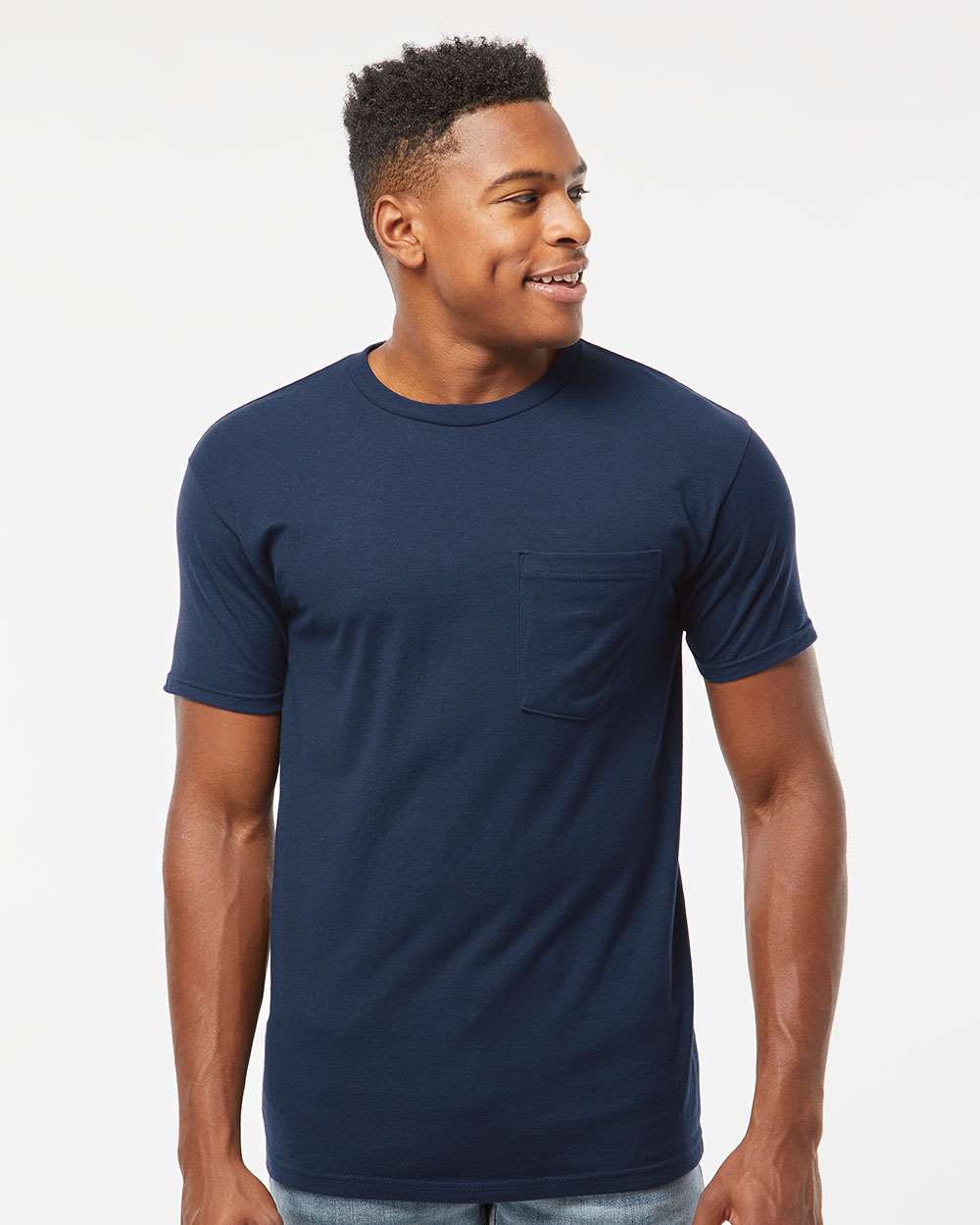 Tultex 10724 Tultex 293 Unisex Heavyweight Jersey Pocket T-Shirt