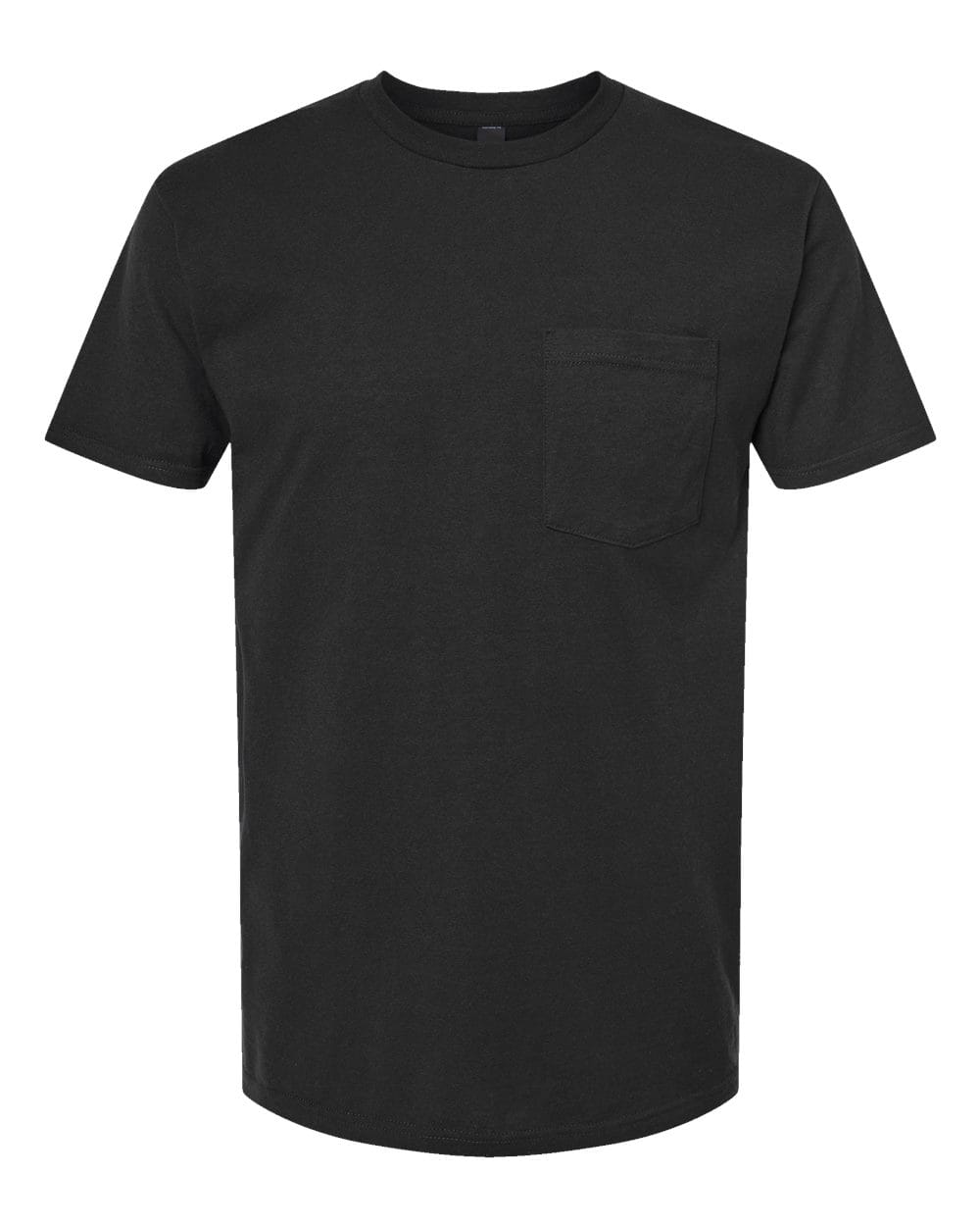 Tultex 10724 S / Black Tultex 293 Unisex Heavyweight Jersey Pocket T-Shirt