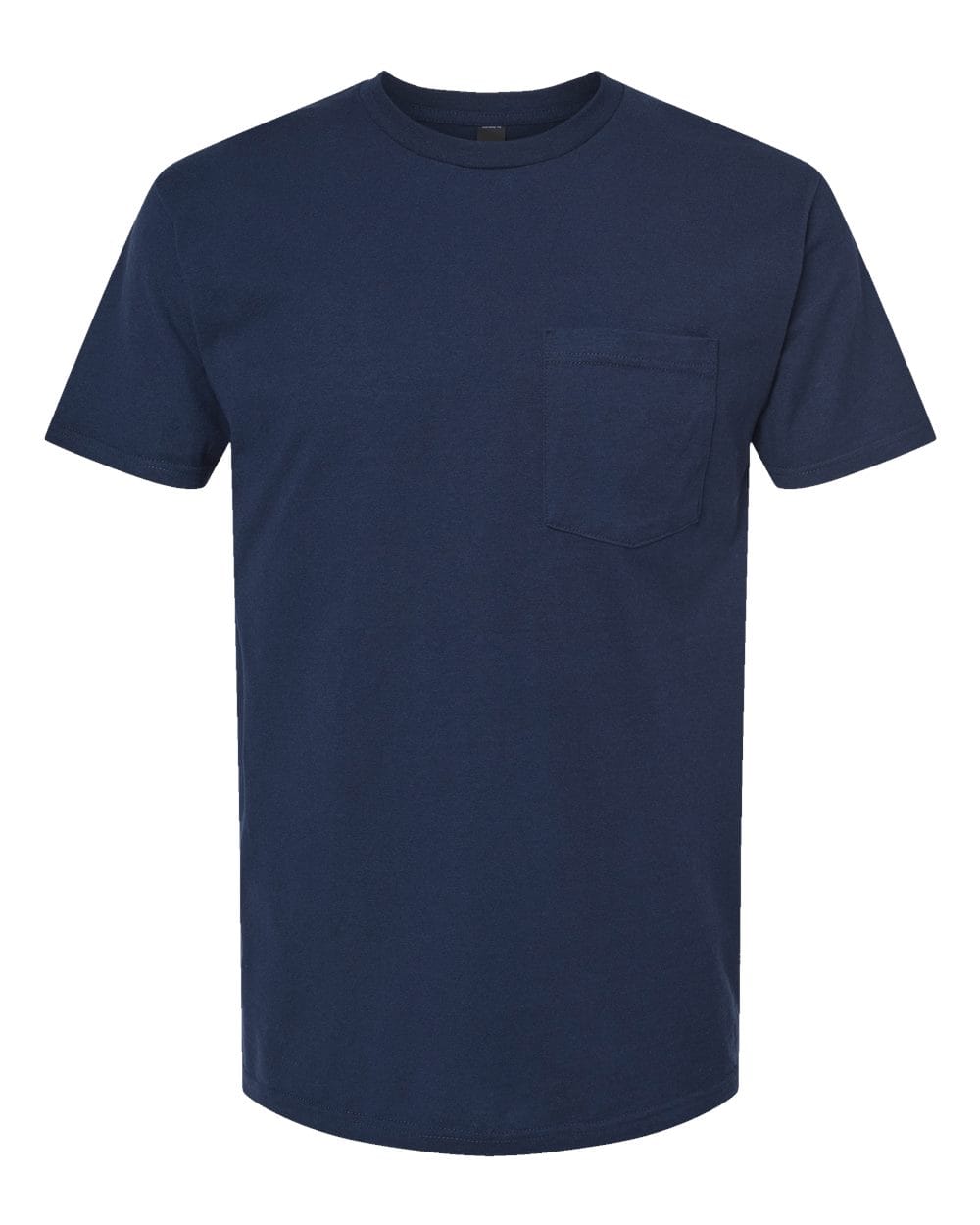 Tultex 10724 S / Navy Tultex 293 Unisex Heavyweight Jersey Pocket T-Shirt