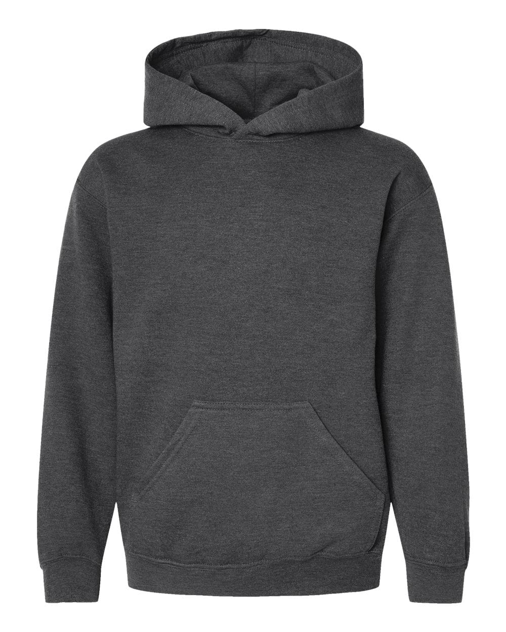 Tultex 10688 XS / Heather Charcoal Tultex 320Y Youth Hooded Sweatshirt