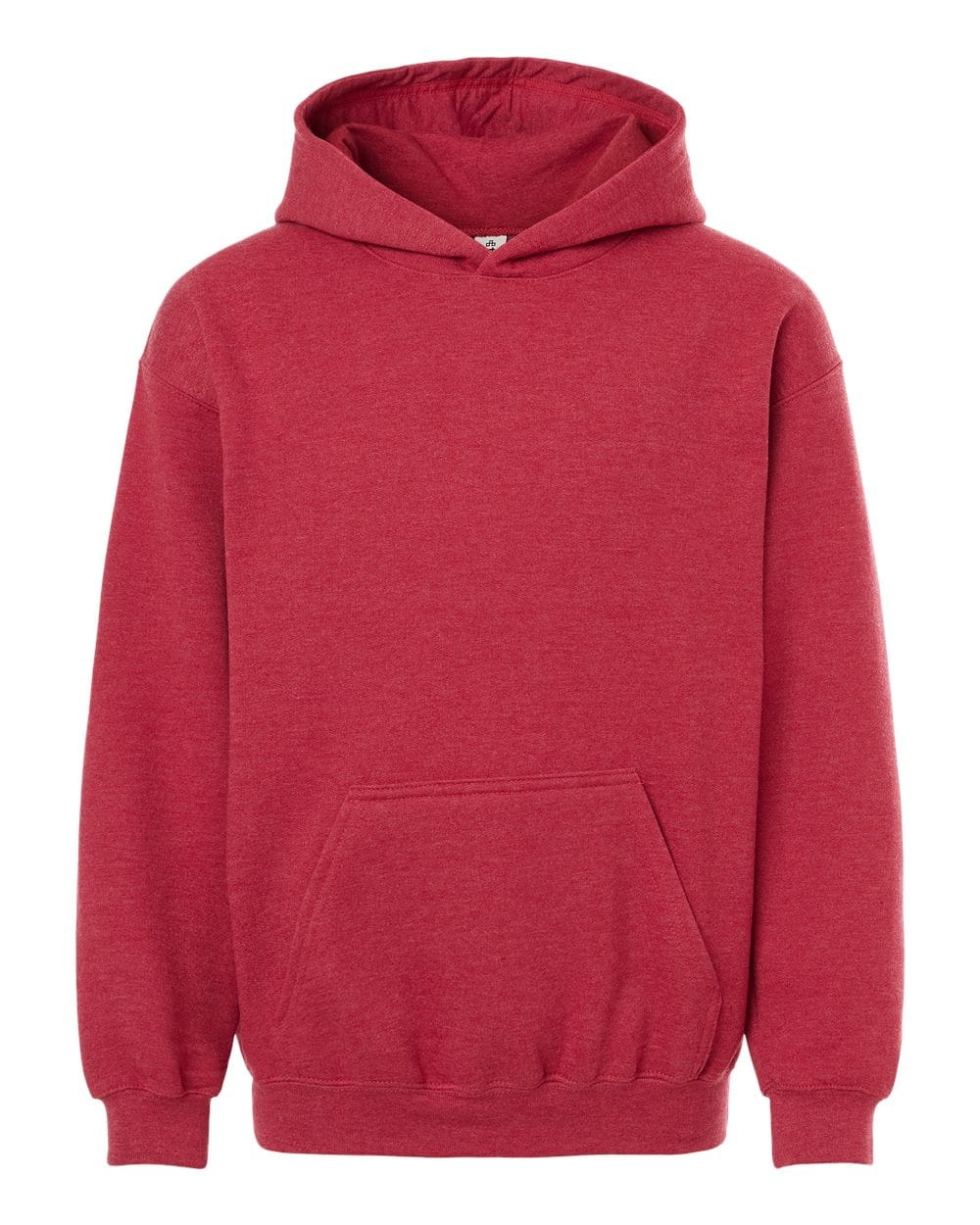 Tultex 10688 XS / Heather Red Tultex 320Y Youth Hooded Sweatshirt