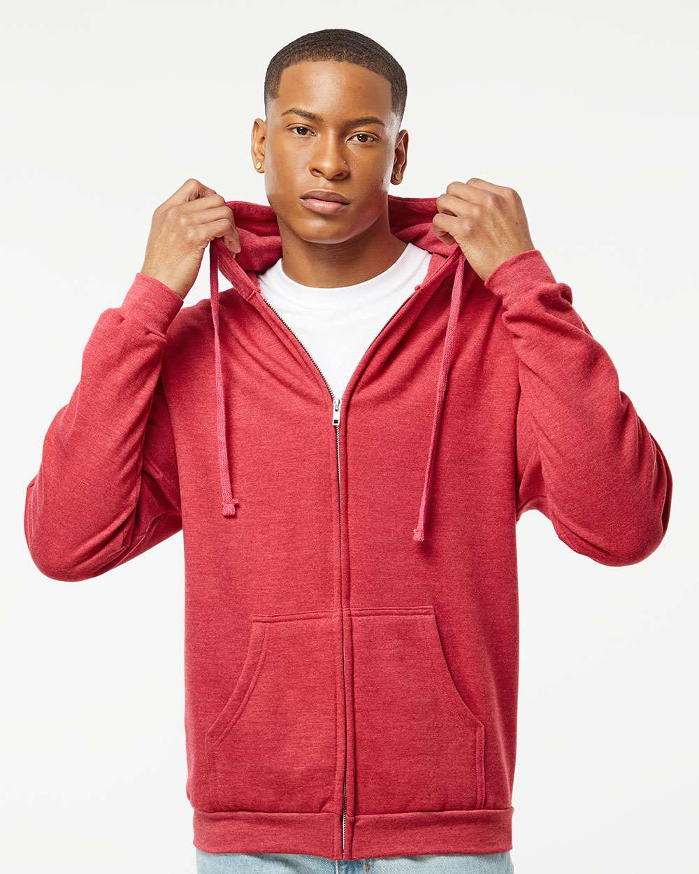 Tultex 10668 Tultex 331 Unisex Full-Zip Hooded Sweatshirt