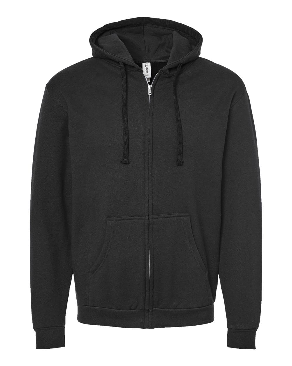 Tultex 10668 XS / Black Tultex 331 Unisex Full-Zip Hooded Sweatshirt