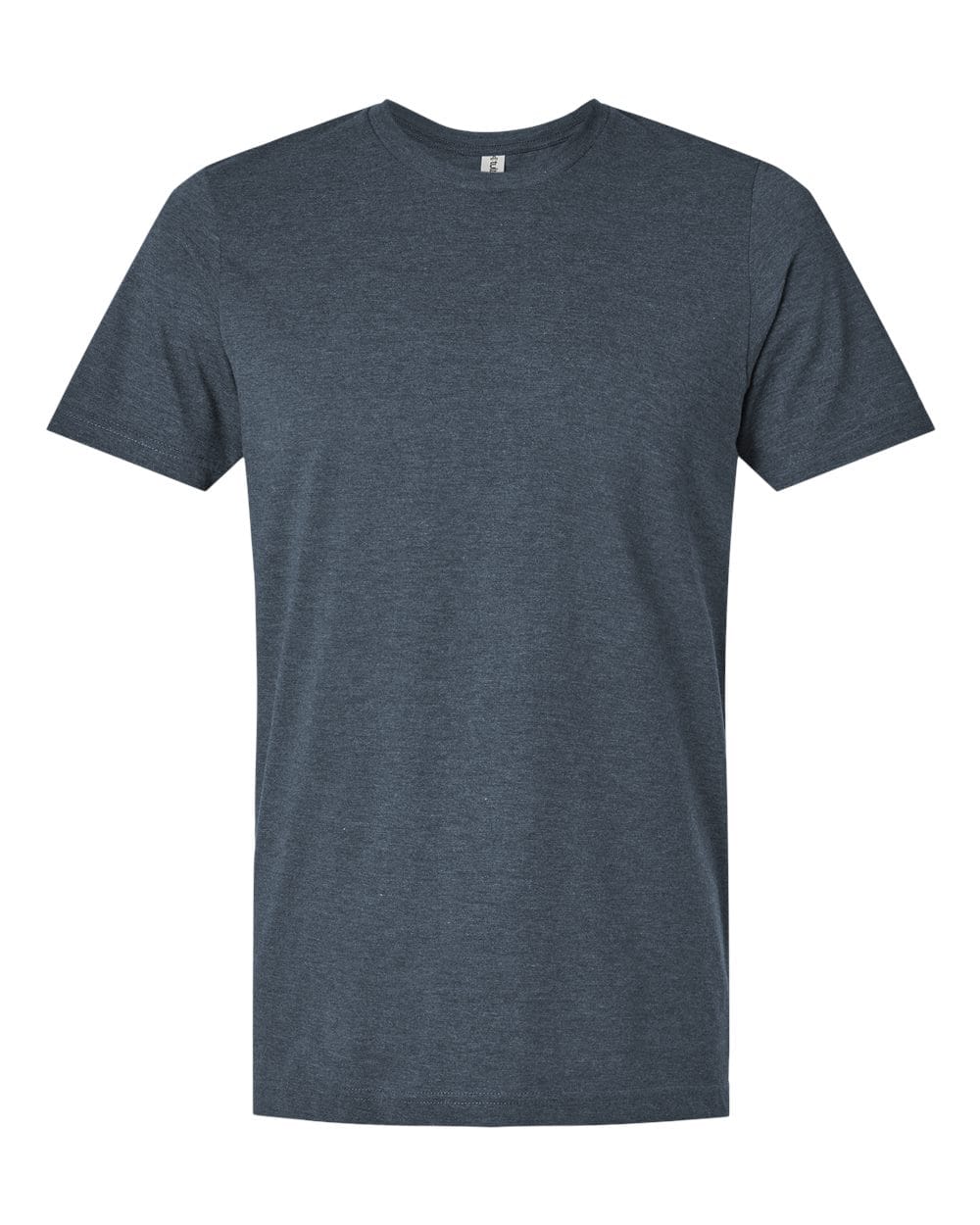 Tultex 11980 XS / Heather Navy Blue Tultex 602CVC Unisex Combed CVC T-Shirt