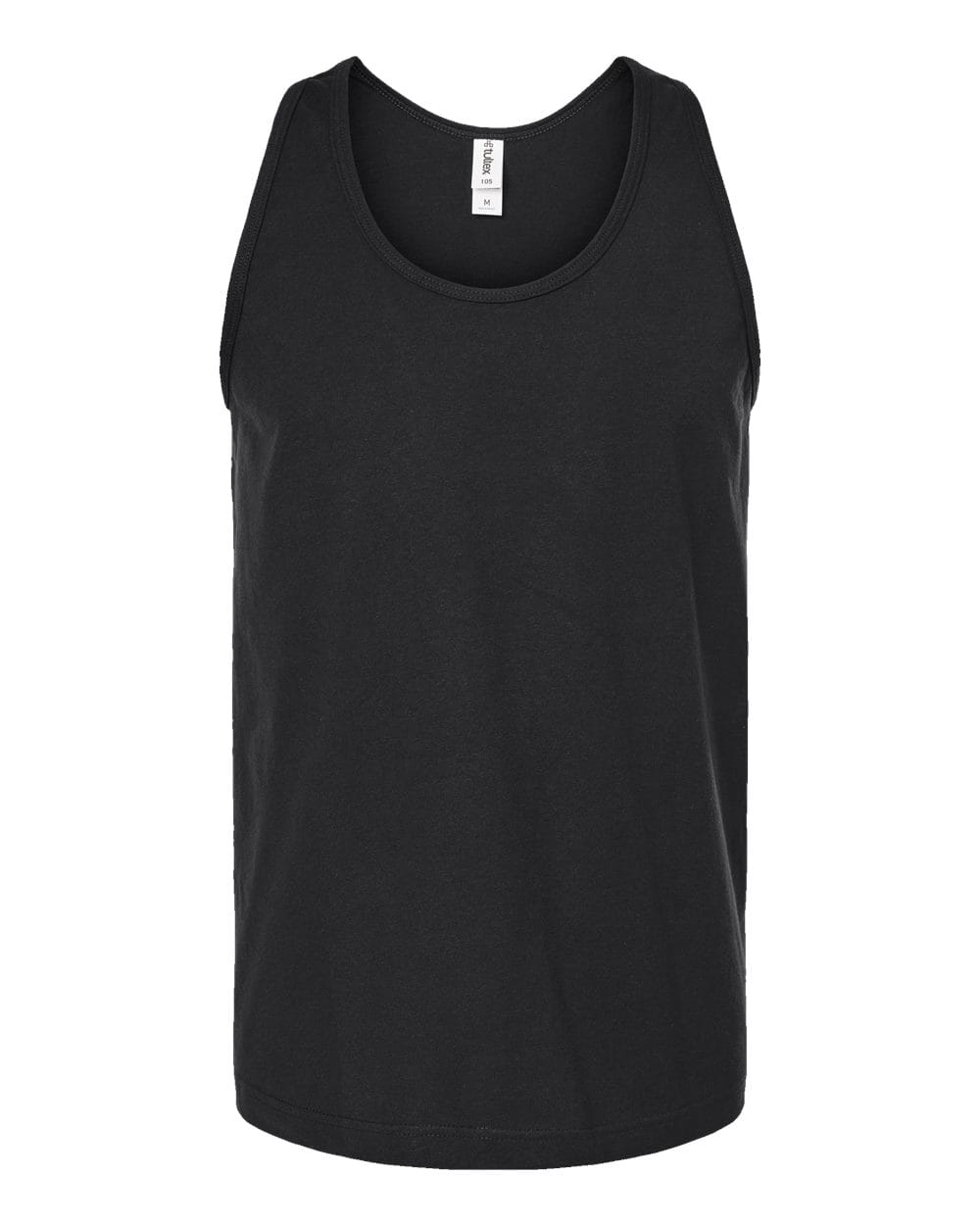 Tultex 10768 XS / Black Tultex S105 Unisex Fine Jersey Tank Top