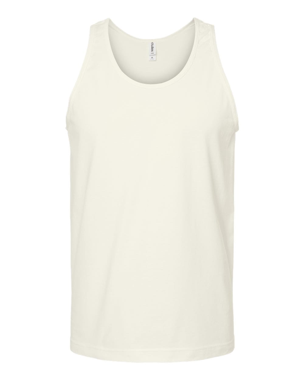 Tultex 10768 XS / Natural Tultex S105 Unisex Fine Jersey Tank Top