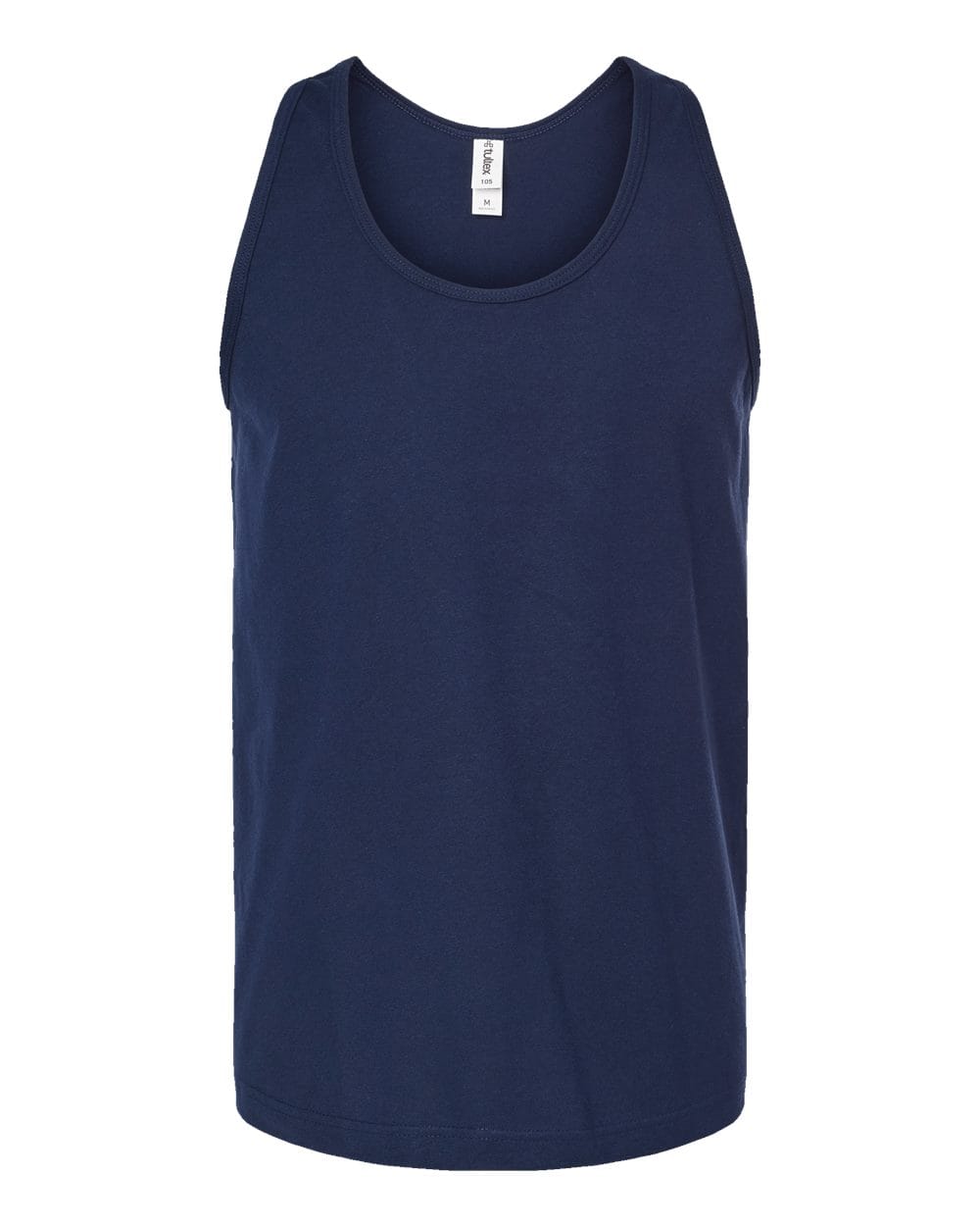 Tultex 10768 XS / Navy Tultex S105 Unisex Fine Jersey Tank Top