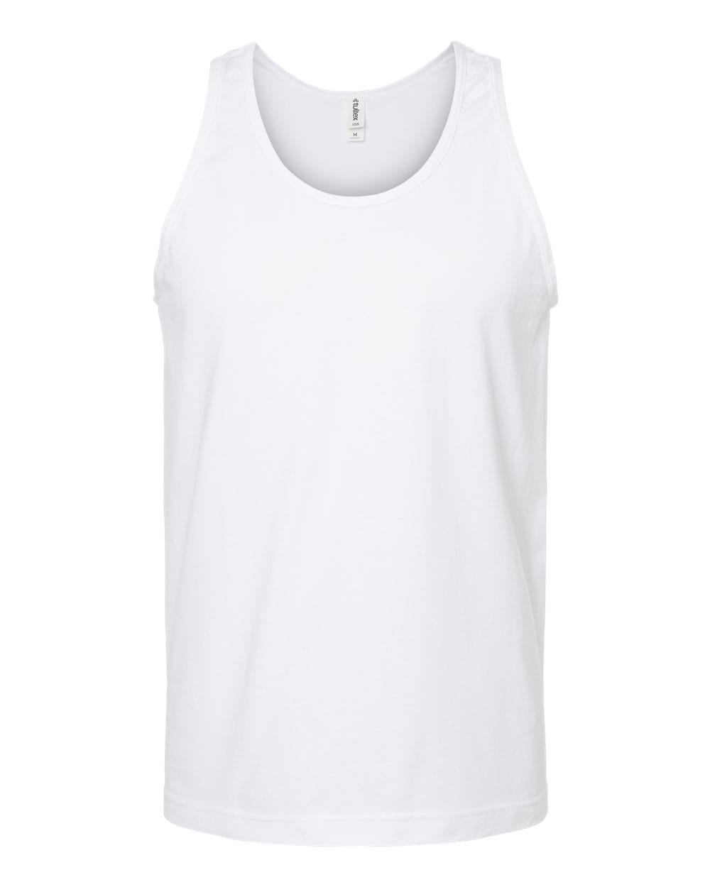 Tultex 10768 XS / White Tultex S105 Unisex Fine Jersey Tank Top