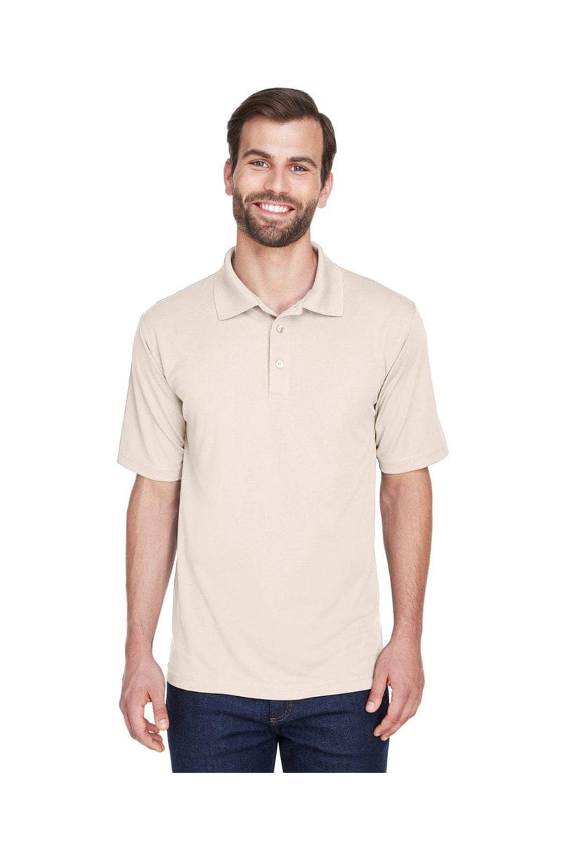 UltraClub 8210 Men's Cool & Dry Mesh Pique Polo, Basic Colors in 