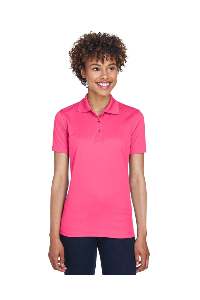 UltraClub 8210L Ladies' Cool & Dry Mesh Pique Polo in Heliconia