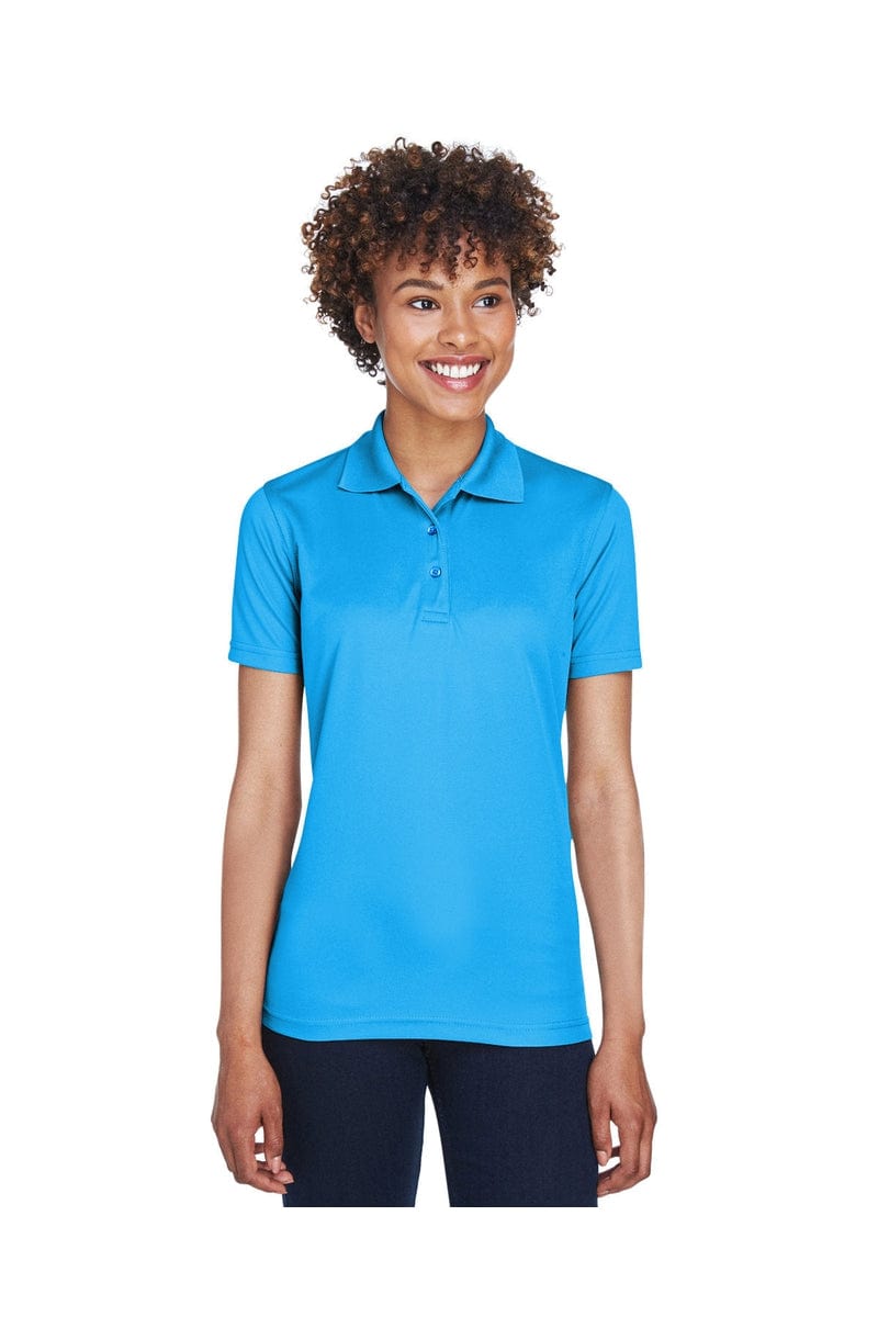 UltraClub 8210L Ladies' Cool & Dry Mesh Pique Polo in Coast