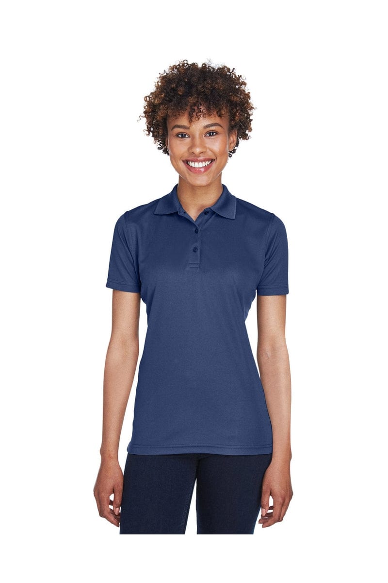 UltraClub 8210L Ladies' Cool & Dry Mesh Pique Polo in Navy