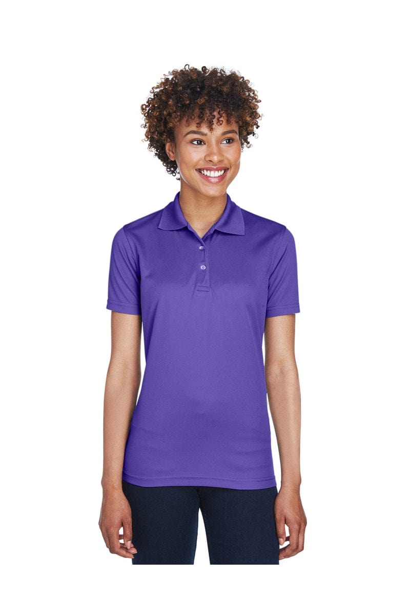 UltraClub 8210L Ladies' Cool & Dry Mesh Pique Polo in Purple