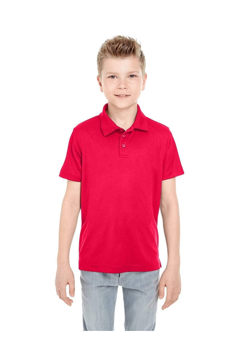 UltraClub 8210Y Youth Cool & Dry Mesh Pique Polo in 