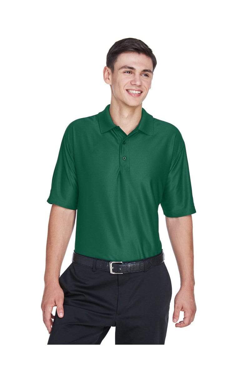 UltraClub 8415 Men's Cool & Dry Elite Performance Polo in Forest Green