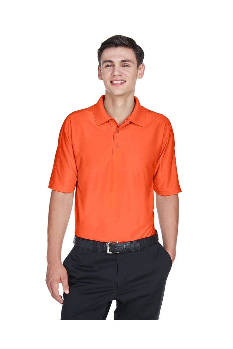 UltraClub 8415 Men's Cool & Dry Elite Performance Polo in Orange