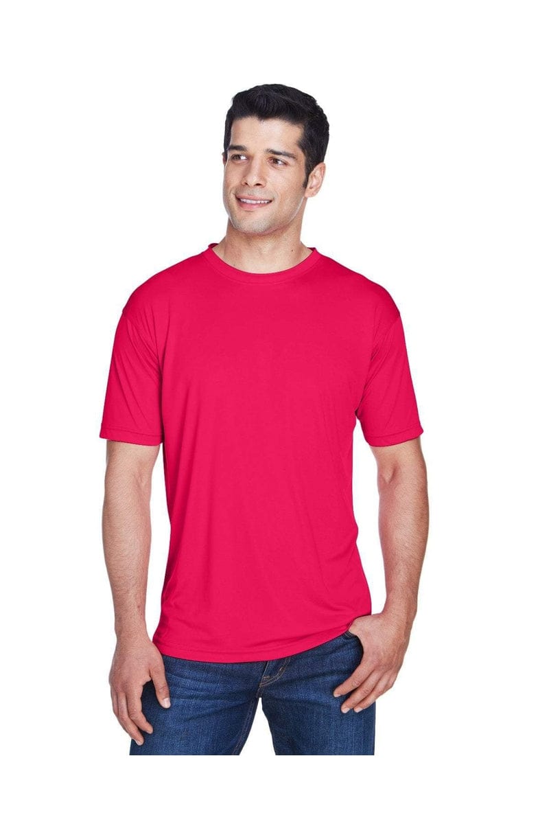 UltraClub 8420: Men's Cool & Dry Sport Performance Interlock T-Shirt, Traditional Colors in 
