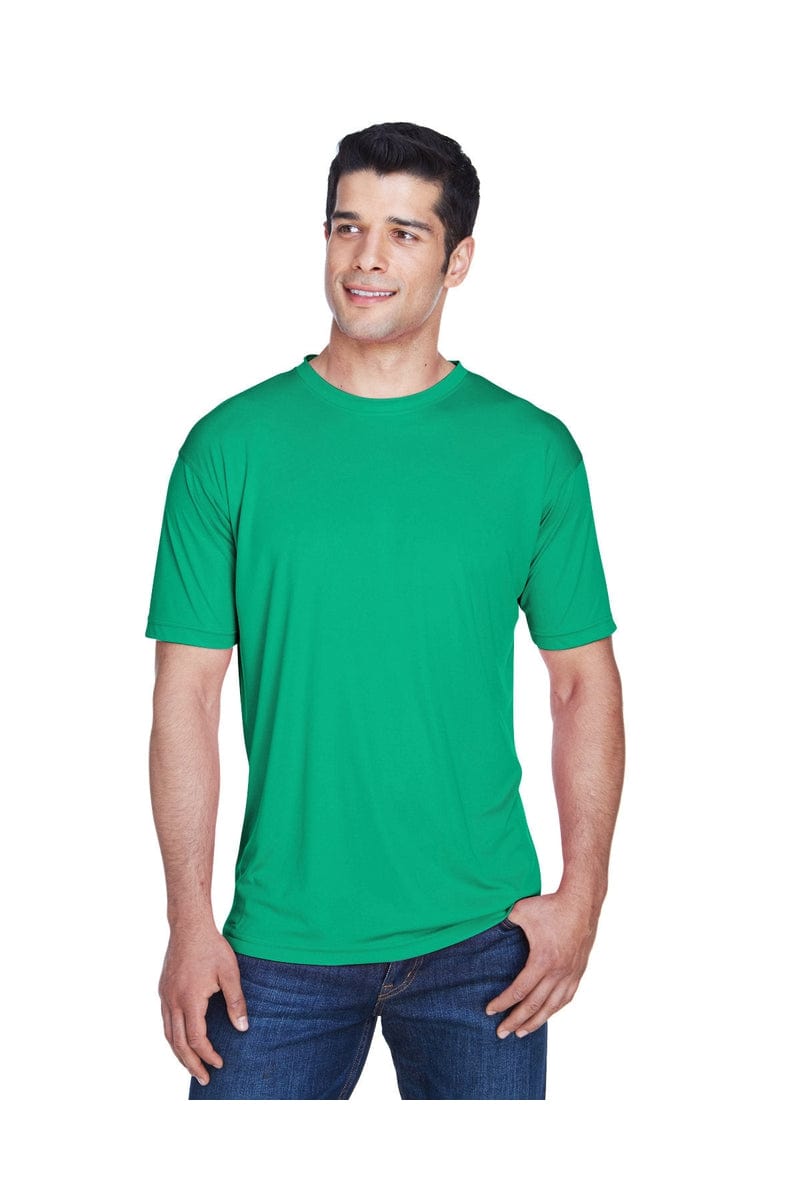 UltraClub 8420: Men's Cool & Dry Sport Performance Interlock T-Shirt in Kelly