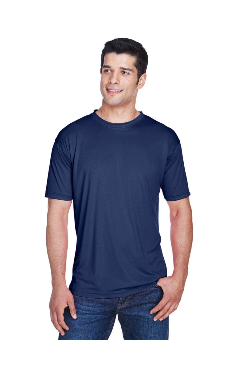 UltraClub 8420: Men's Cool & Dry Sport Performance Interlock T-Shirt in Navy