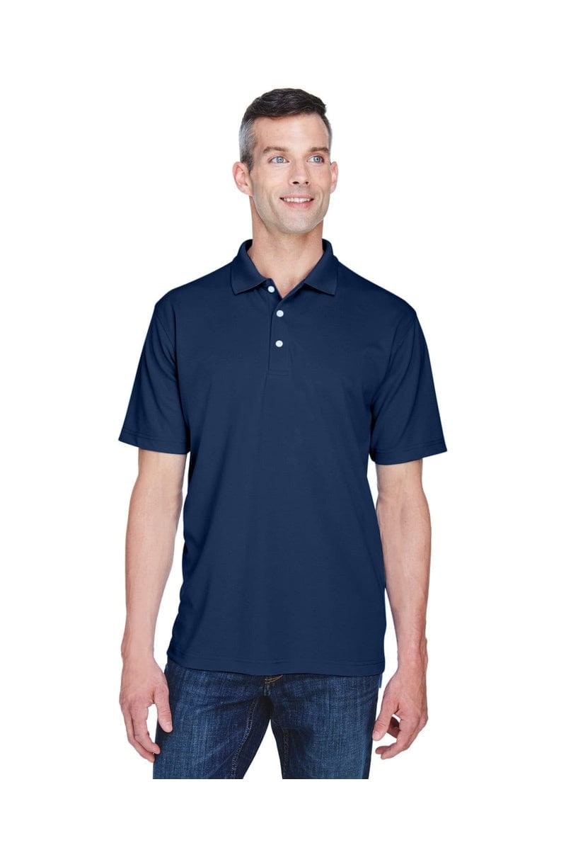 UltraClub 8445 Men's Cool & Dry Stain-Release Performance Polo in Navy