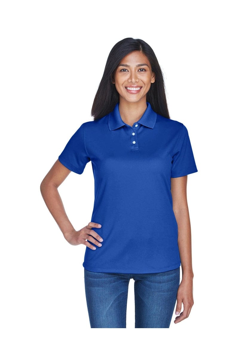UltraClub 8445L Ladies' Cool & Dry Stain-Release Performance Polo in Cobalt