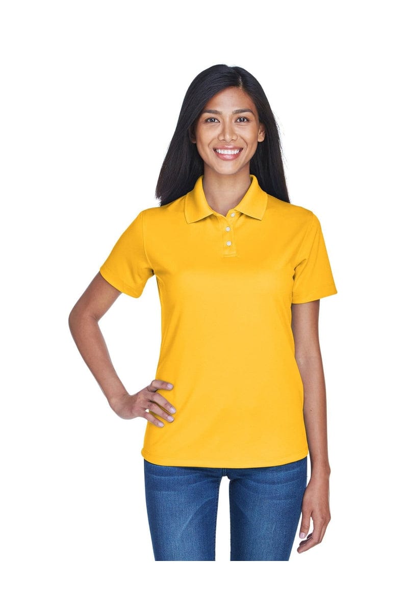 UltraClub 8445L Ladies' Cool & Dry Stain-Release Performance Polo in Gold