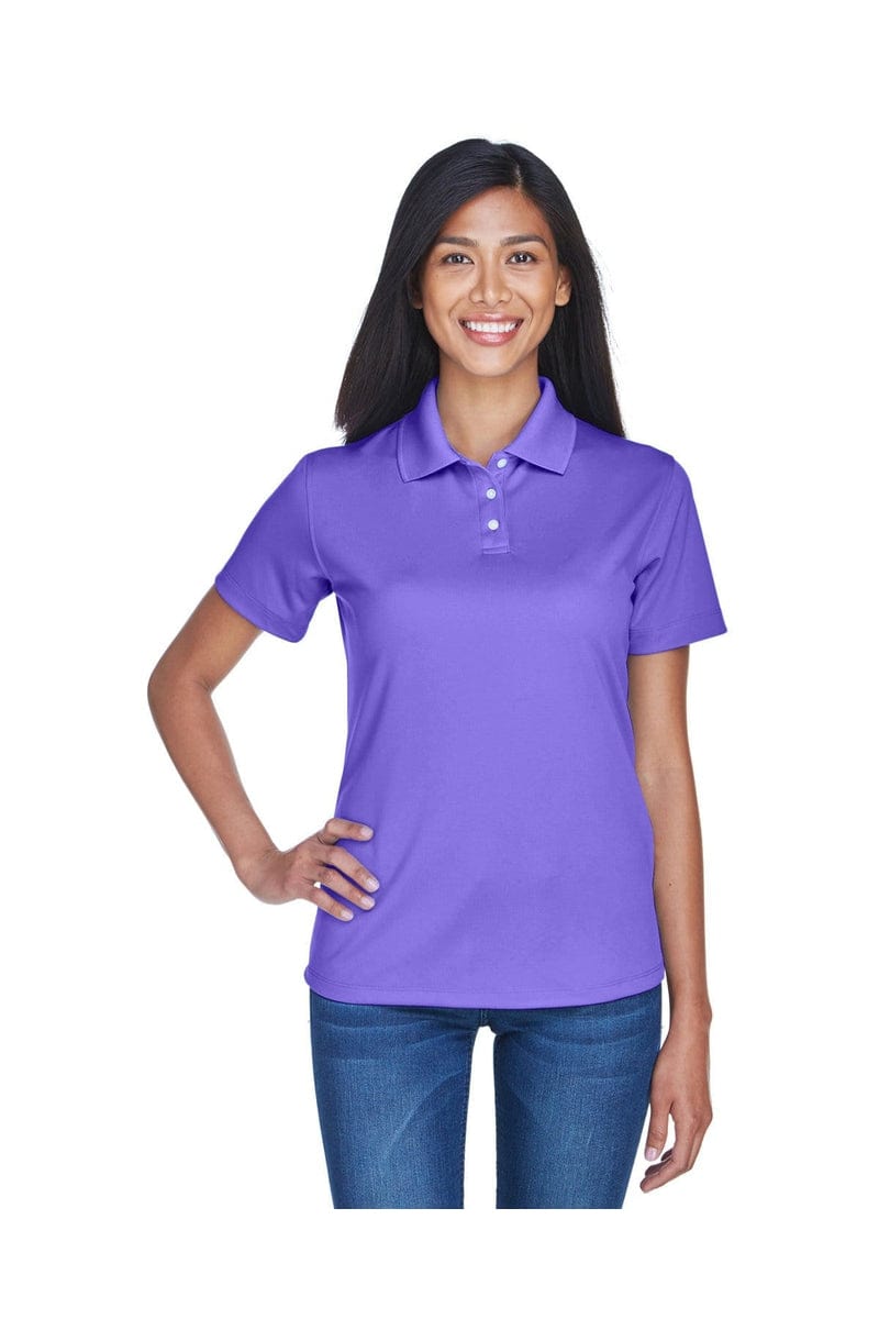 UltraClub 8445L Ladies' Cool & Dry Stain-Release Performance Polo in Purple
