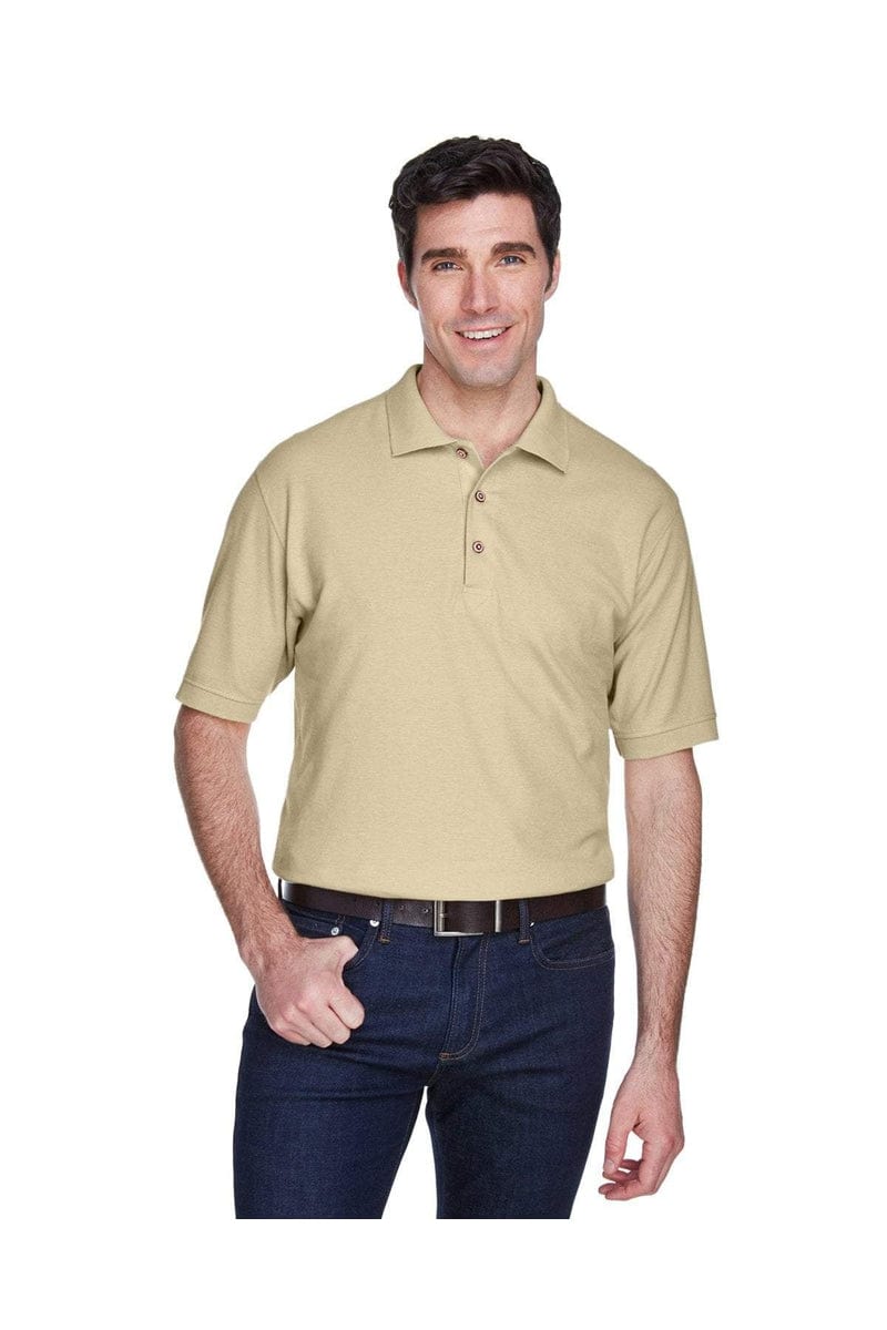 UltraClub 8540: Men's Whisper Pique Polo, Traditional Colors