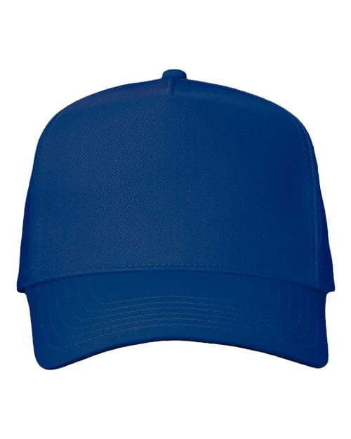 Valucap 8869 Five-Panel Twill Cap in Royal Blue