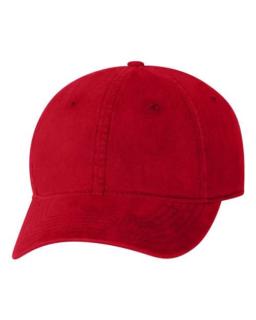 Valucap AH35 Unstructured Cap in Red