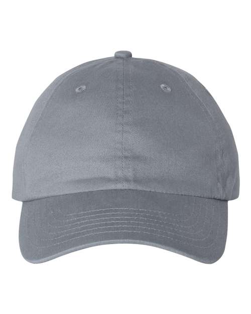 Valucap VC200 Brushed Twill Cap in Dark Grey