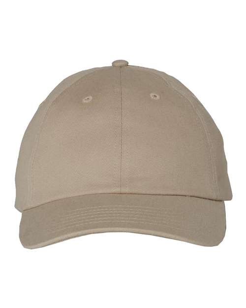 Valucap VC200 Brushed Twill Cap in Khaki