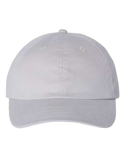 Valucap VC200 Brushed Twill Cap in Light Grey