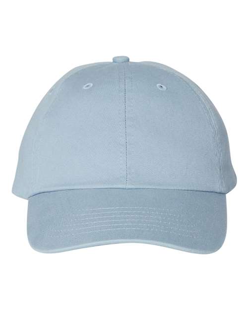 Valucap VC300A Bio-Washed Classic Dad Hat in Baby Blue