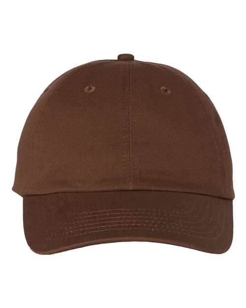 Valucap VC300A Bio-Washed Classic Dad Hat in Brown