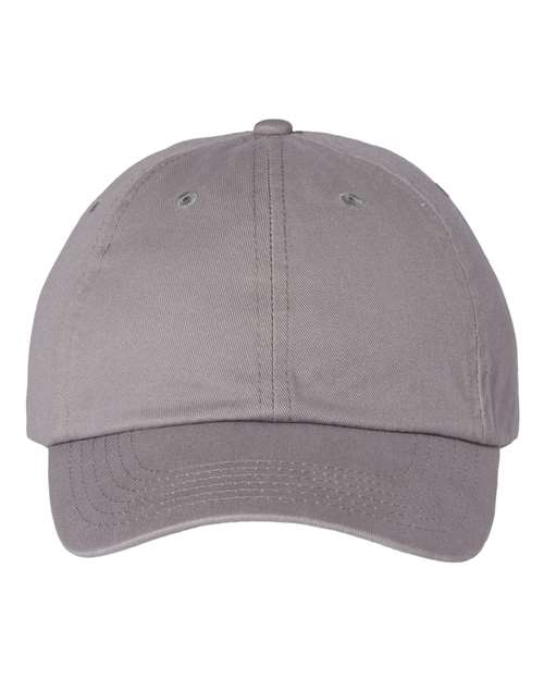Valucap VC300A Bio-Washed Classic Dad Hat in Grey